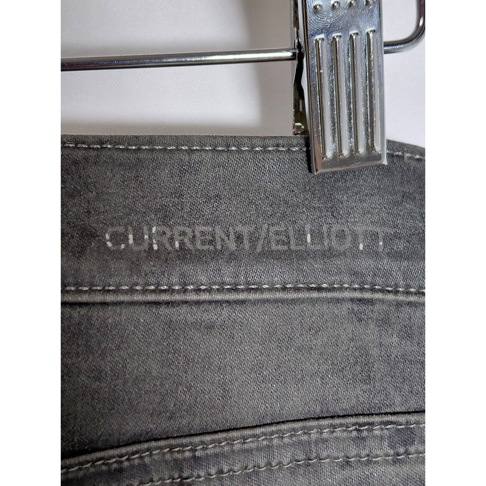 Current/Elliott Grey Skinny Jeans Mid (10-12 in) Slim Denim Women