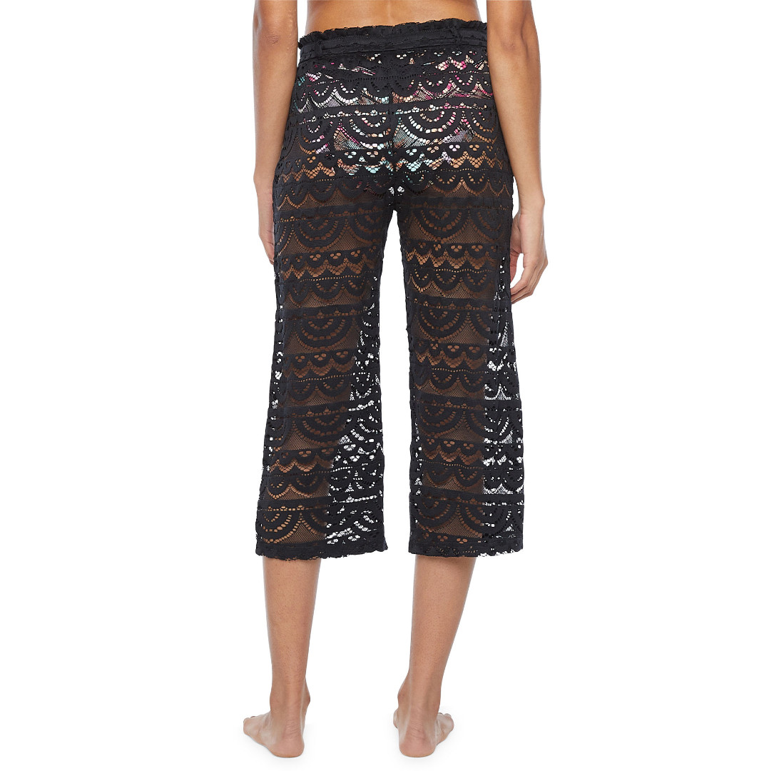 Decree Black Pants Swimsuit Cover-Up Sizes XS, S New Msrp $38.00