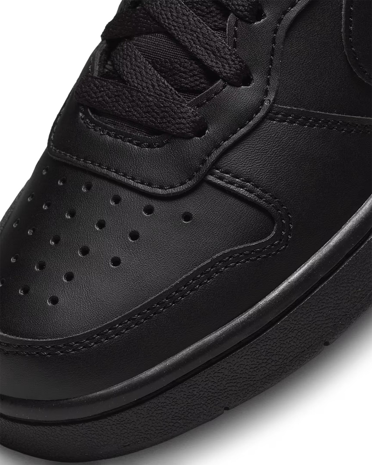 Nike Court Borough Low Recraft Big Kids’ Youth Black Sneakers Shoes, DV5456-002