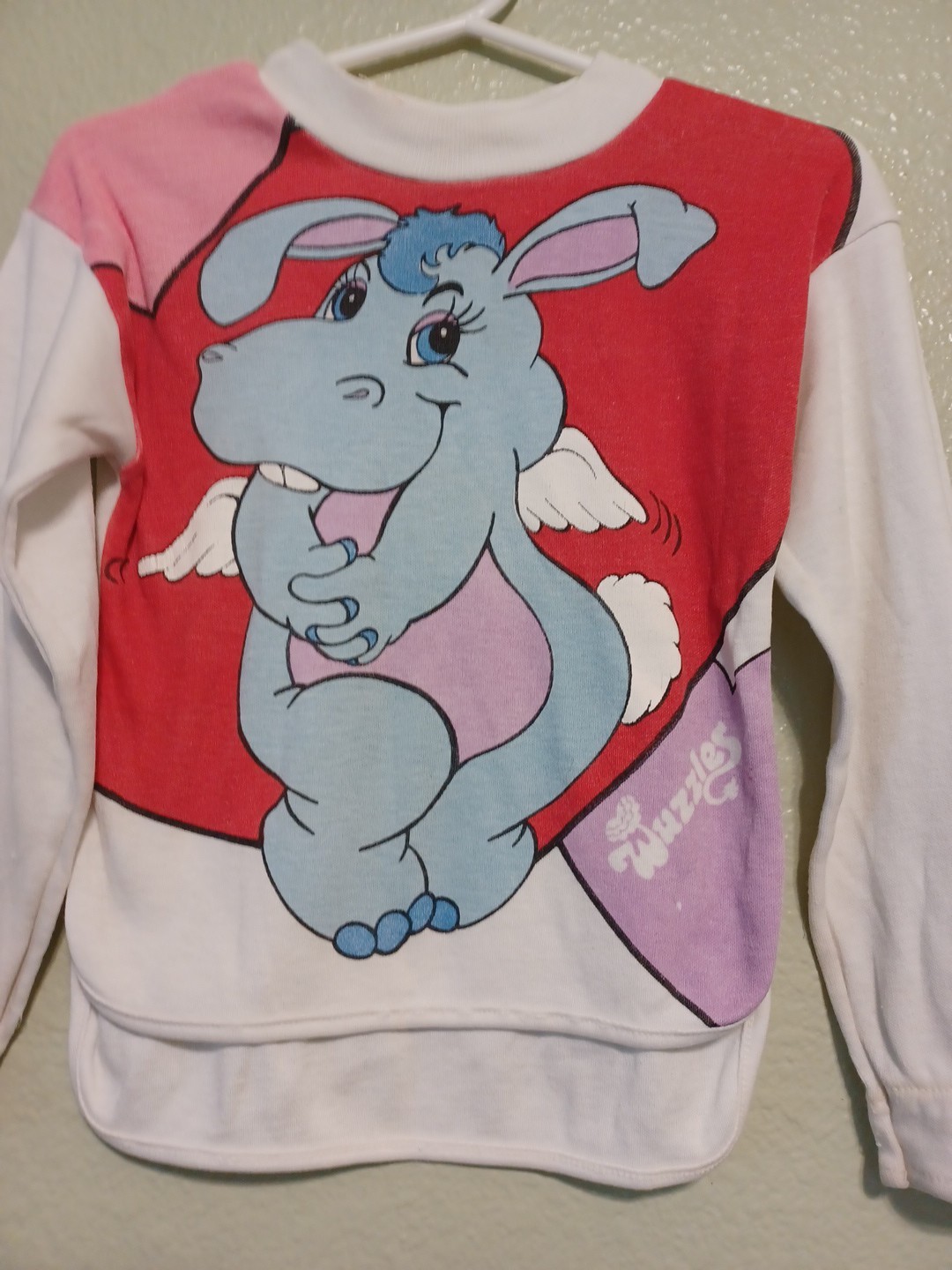 Vintage Kids Child Walt Disney WUZZLES Show Long-sleeve shirt Size 4 Used As-Is