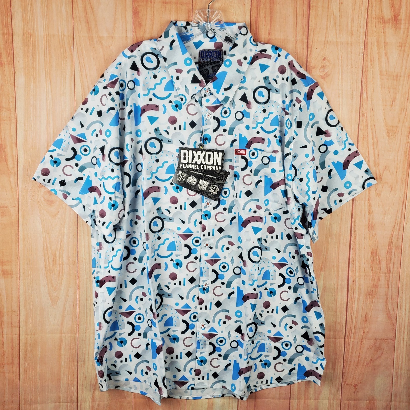 Dixxon Flannel Company Mens Shirt Sz 2XL The Wave Party Button Down NWT