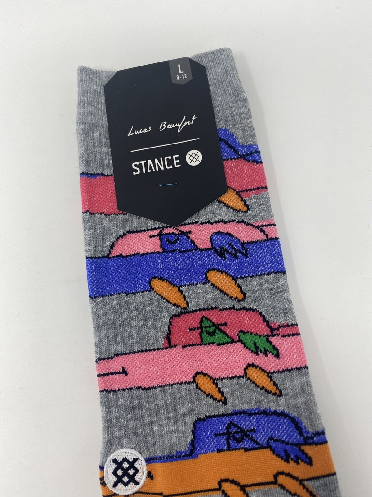 Stance ‘Stuck In The Traffic’ Lucas Beaufort Socks – Size Large (9-12) – NEW !