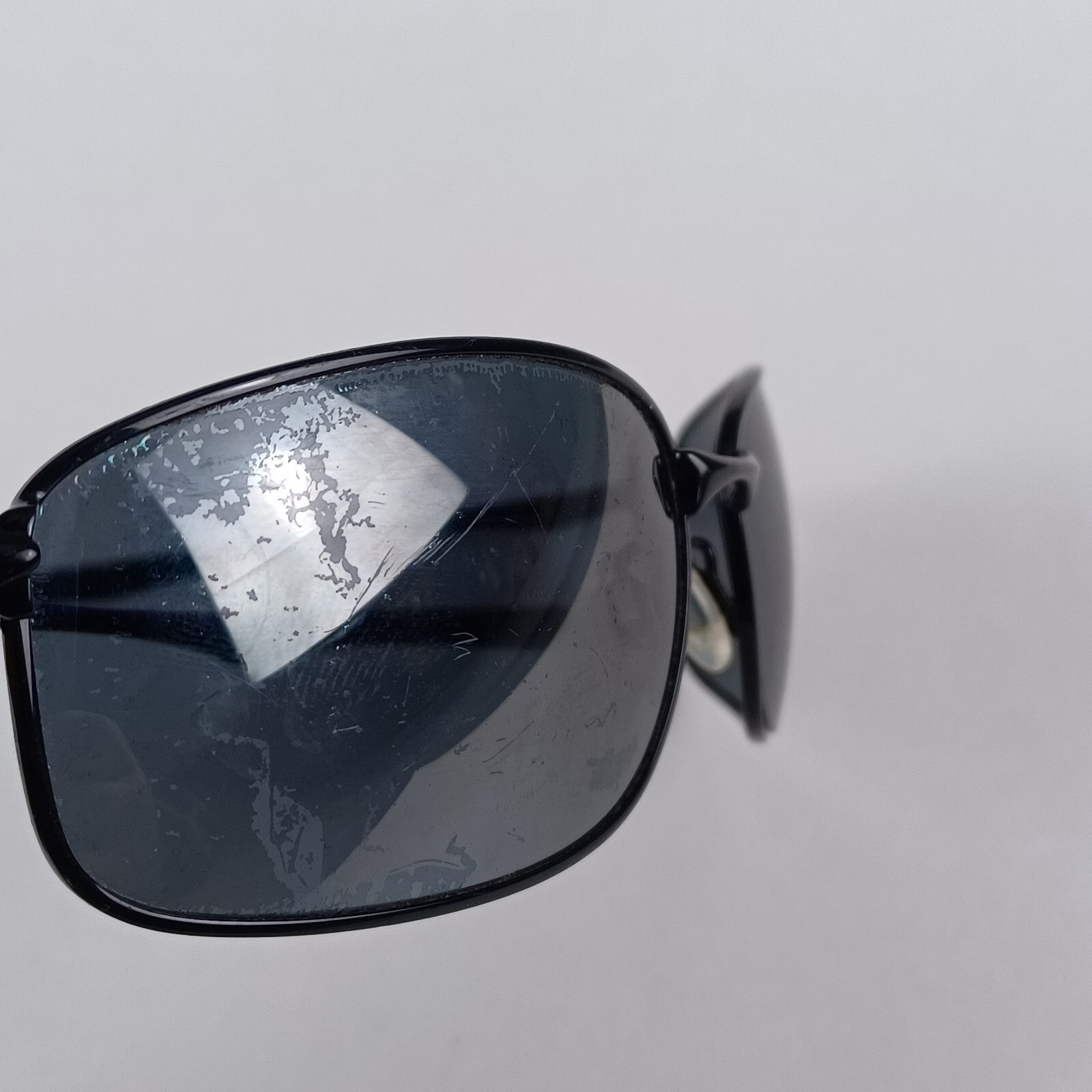 Oakley Taper Sunglasses Frame OO4074-04 Shiny Black Wrap Metal 61 17 121mm