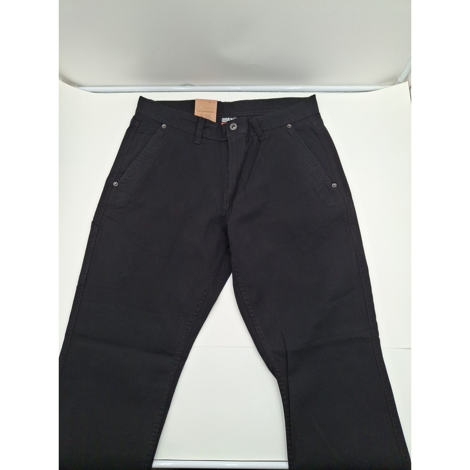 Eddie Bauer Men’s Canvas Utility Stretch Pants – Black – Size: 34×30 – NWT!