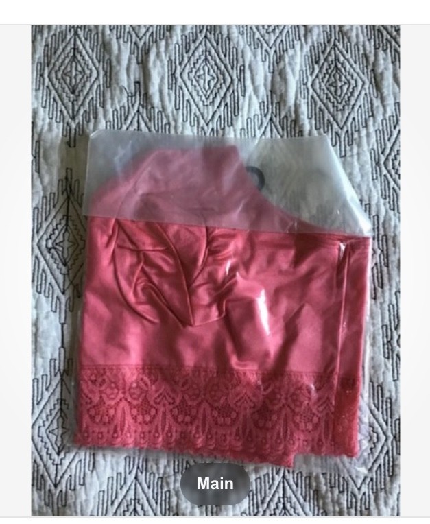 RUBY RIBBON LACE DEMIETTE #3033 NWOT