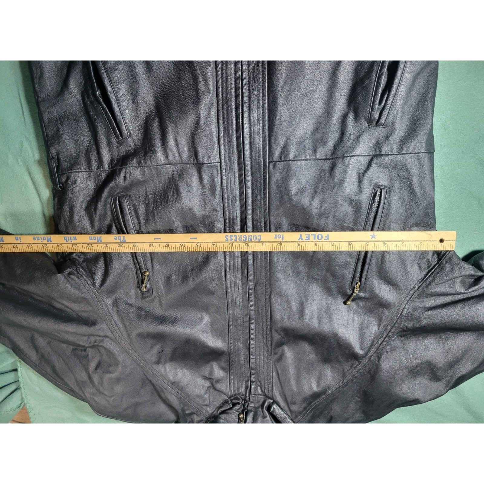 Women’s Wilsons Black Leather Jacket Size L