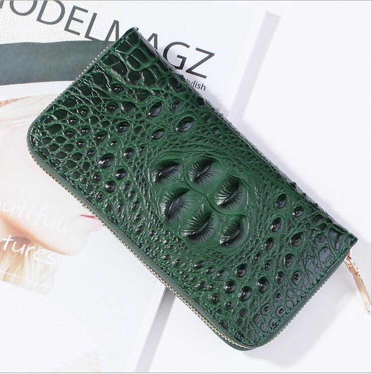 Mens Leather Wallet Zipper Card Holder Long Phone Purse Clutch Handbag Billfold