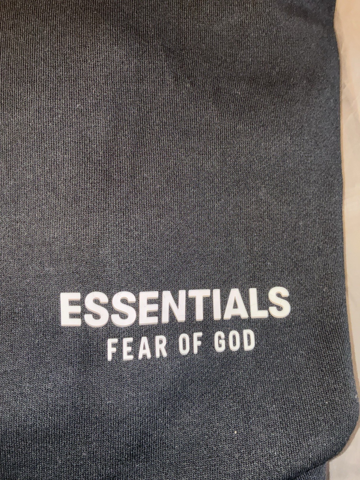 Fear of God Essentials Fleece Hoodie 2024 Black Authentic New Size SMALL