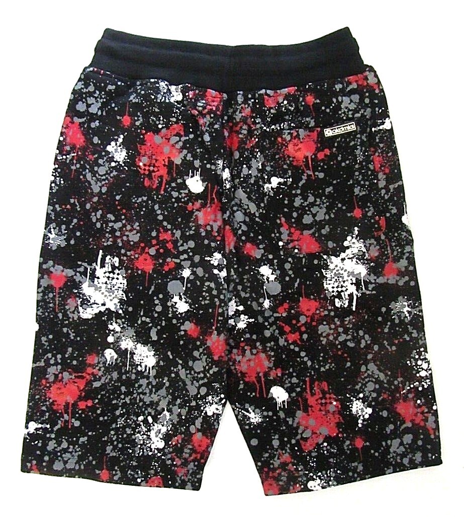 MSRP $38.00 Men’s Black Paint Splatter Short Shorts Pants