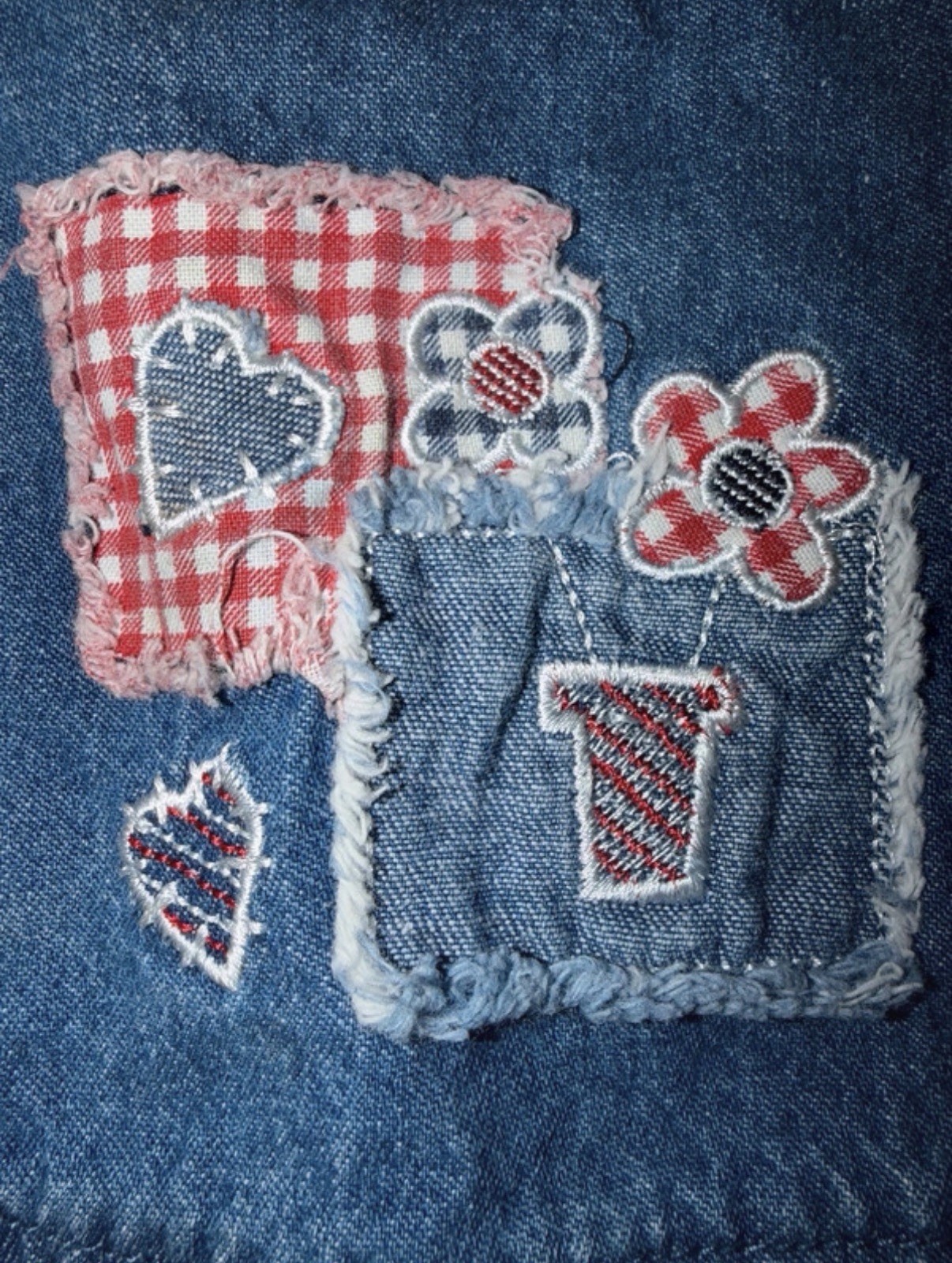 Vintage Miniwear Embroidered Shortalls 3T/36m