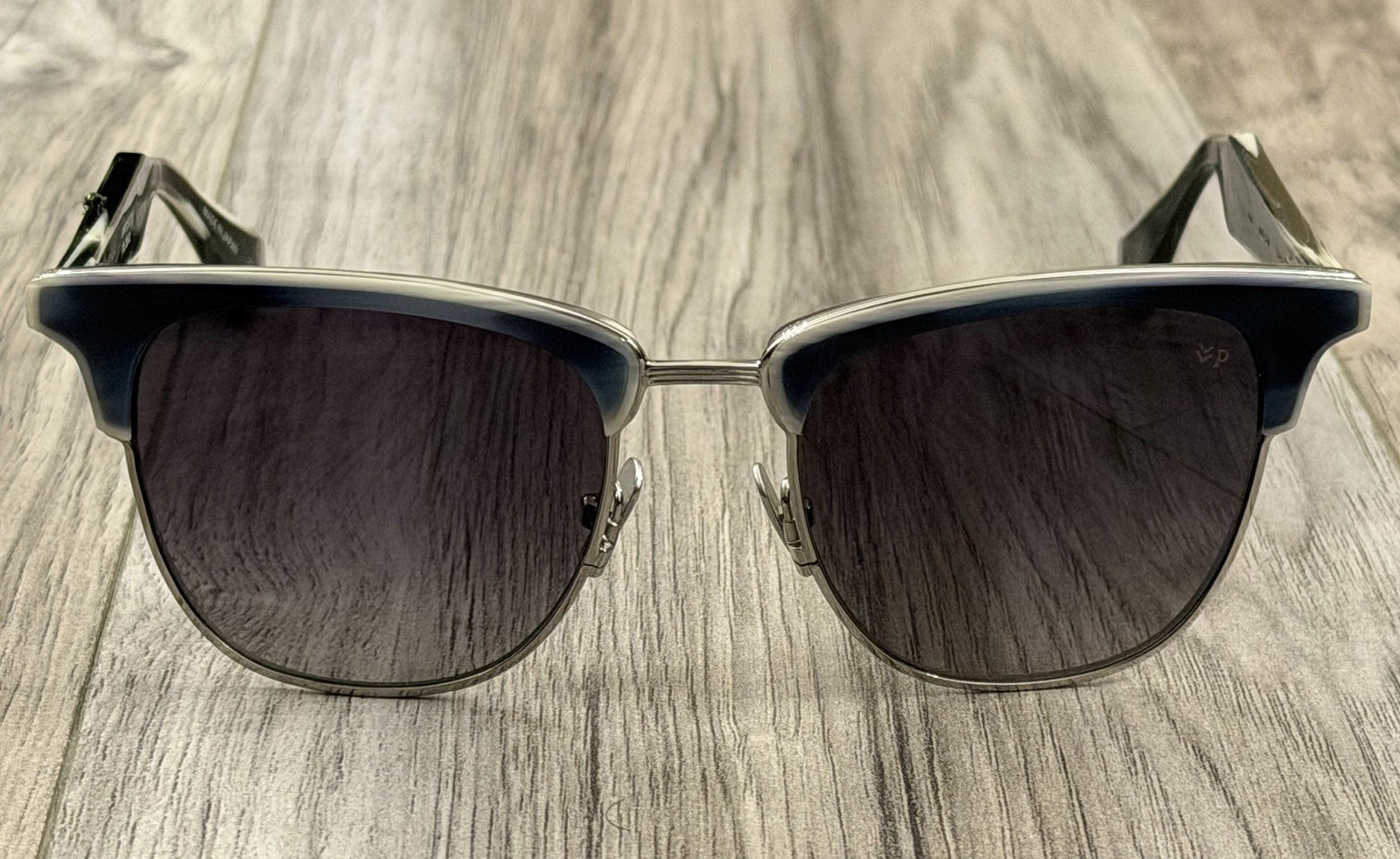 ($860) NWOT John Varvatos Limited Edition Artisan Sunglasses (Blue Horn)
