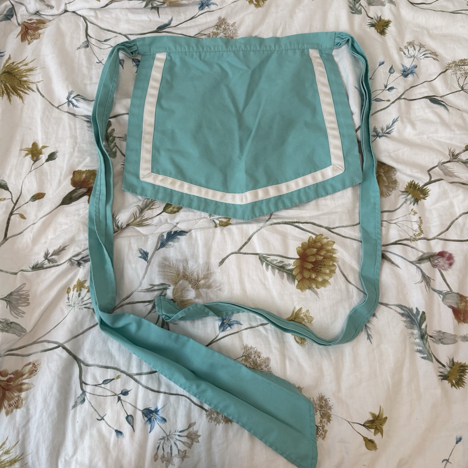 Vintage Aqua Waitress Uniform Dress Set T-Bird Diner Audrey Coleman USA – Helen
