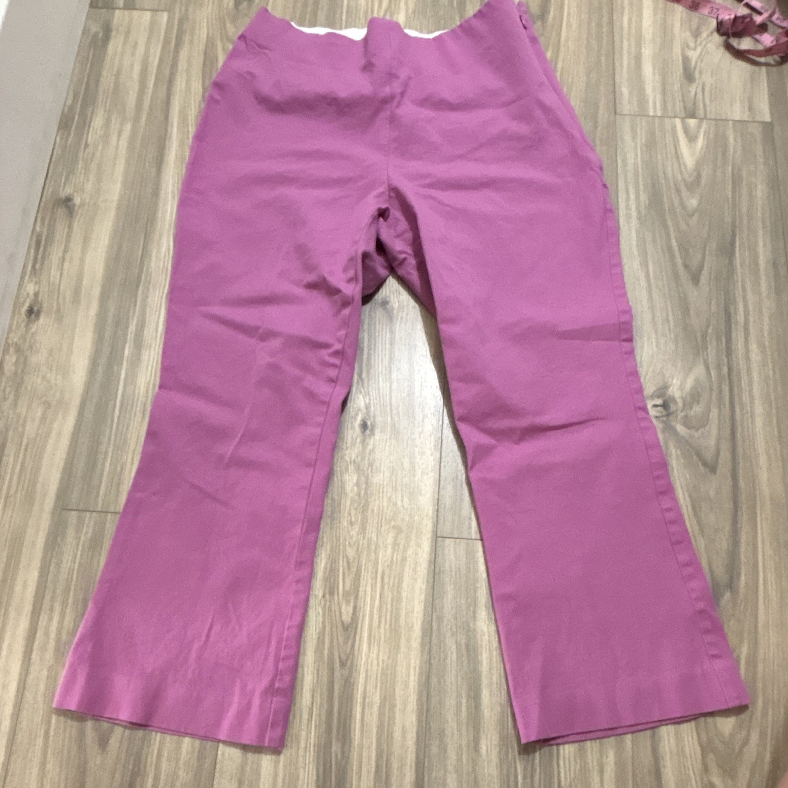 A New Day Women’s Pink Dress Pants Zip Closure Zipper Accent Regular Size 10