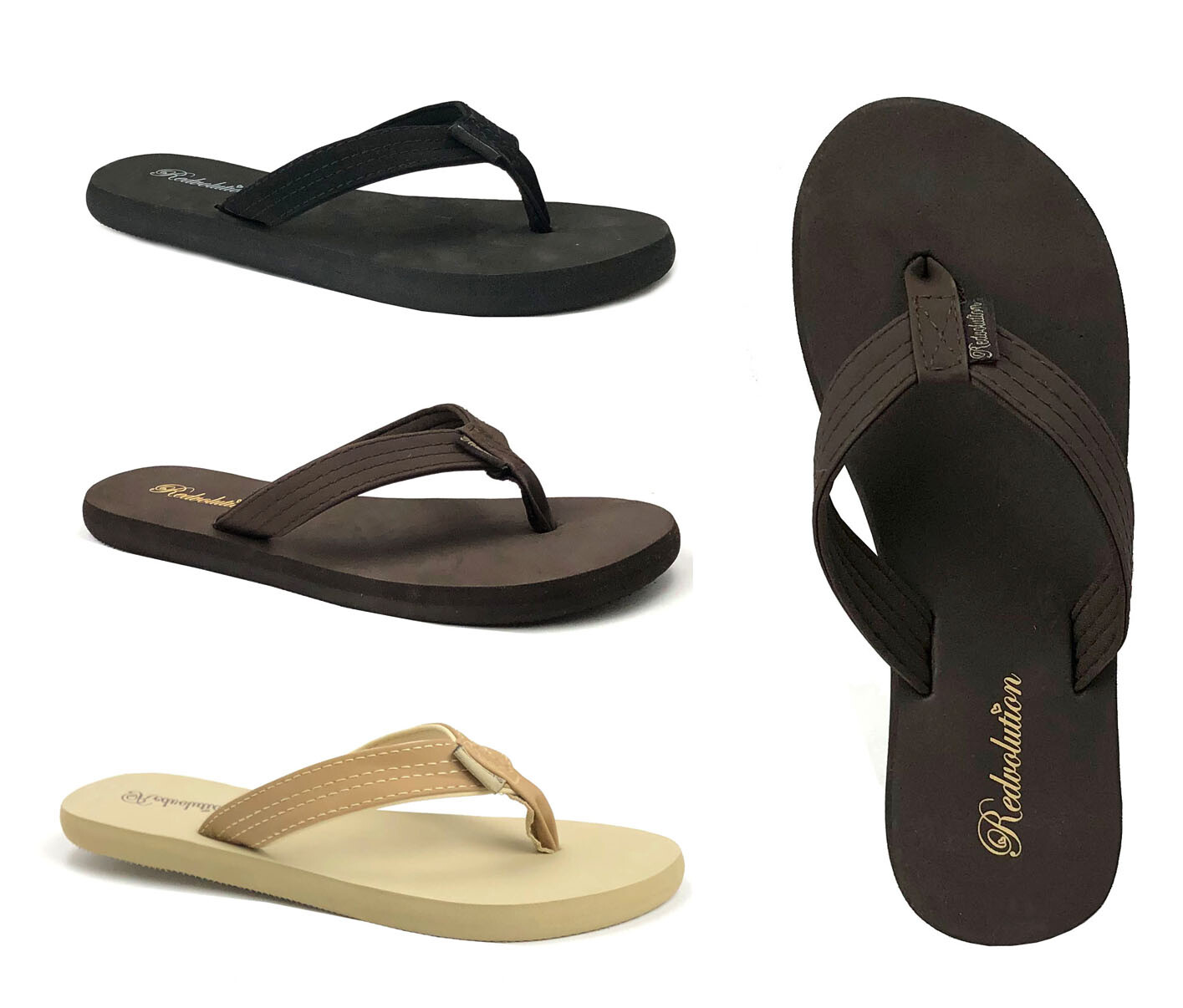 New Women’s Classic Beach Flip Flop Soft Sandal-1033