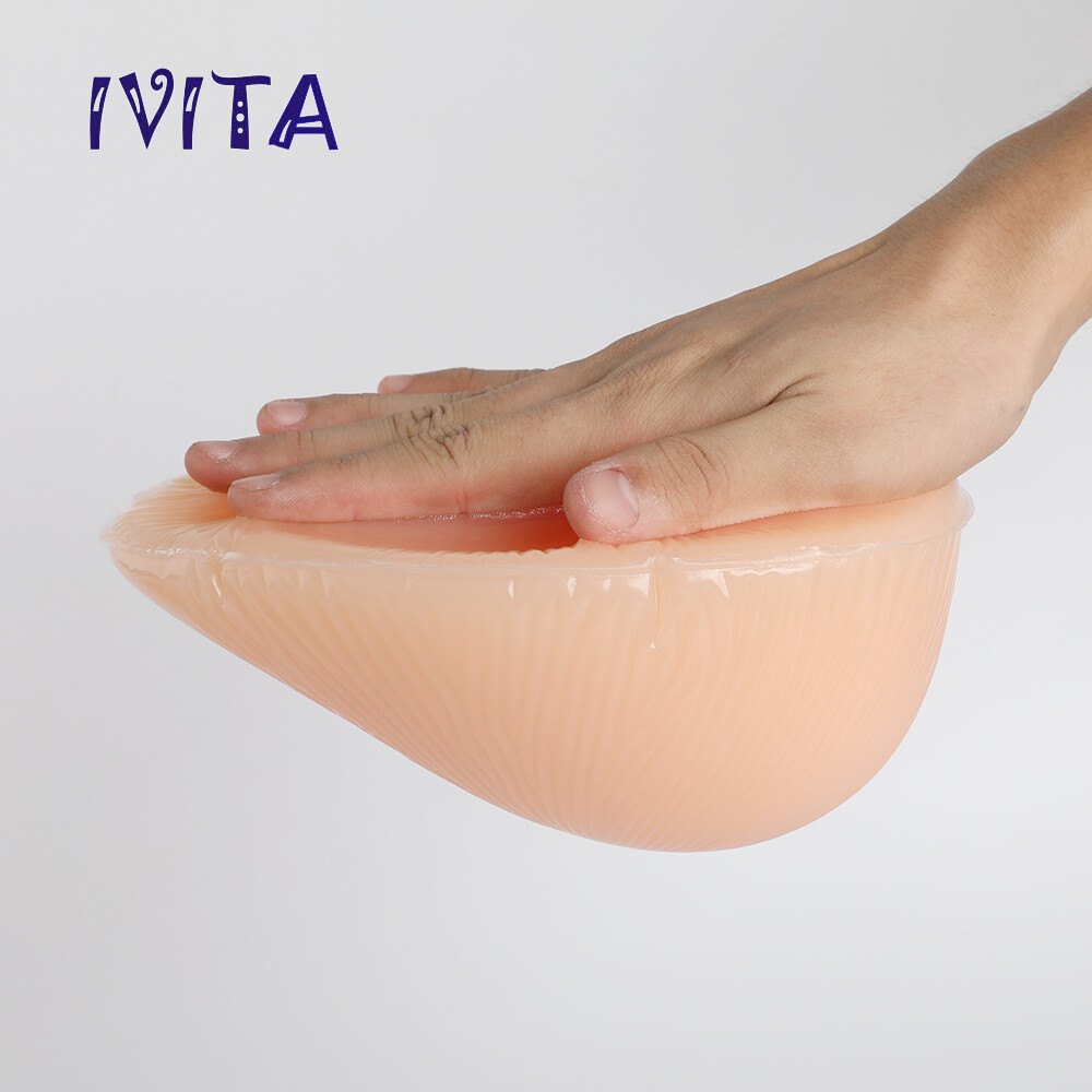 A-FF Cup Teardrop Self-adhesive Silicone Breast Forms CD Boobs Bra Enhancers