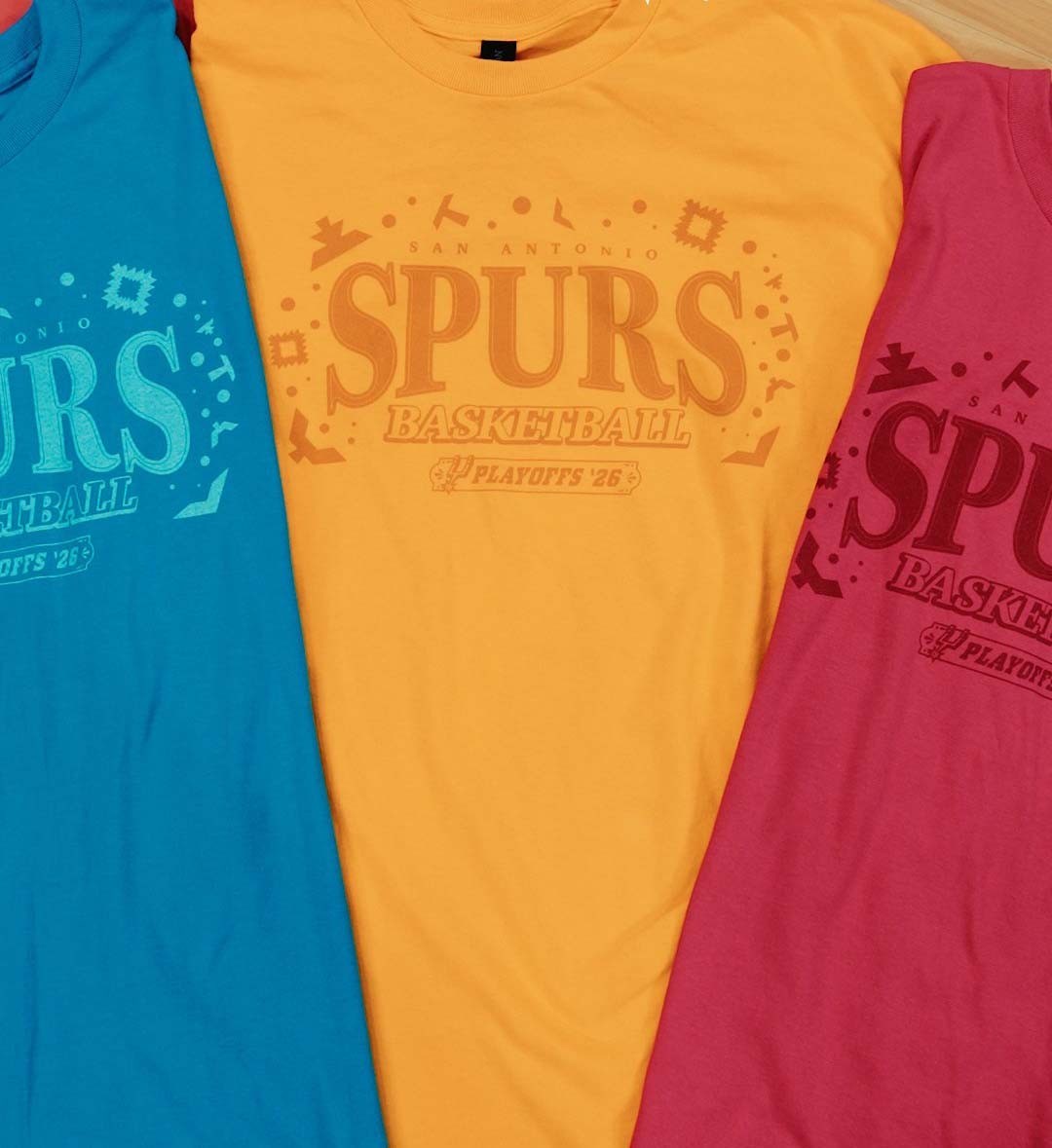 Spurs 2026 NBA Playoffs Semi Fiesta SGA 5/4/26 Shirt XL Round 2 Game 1