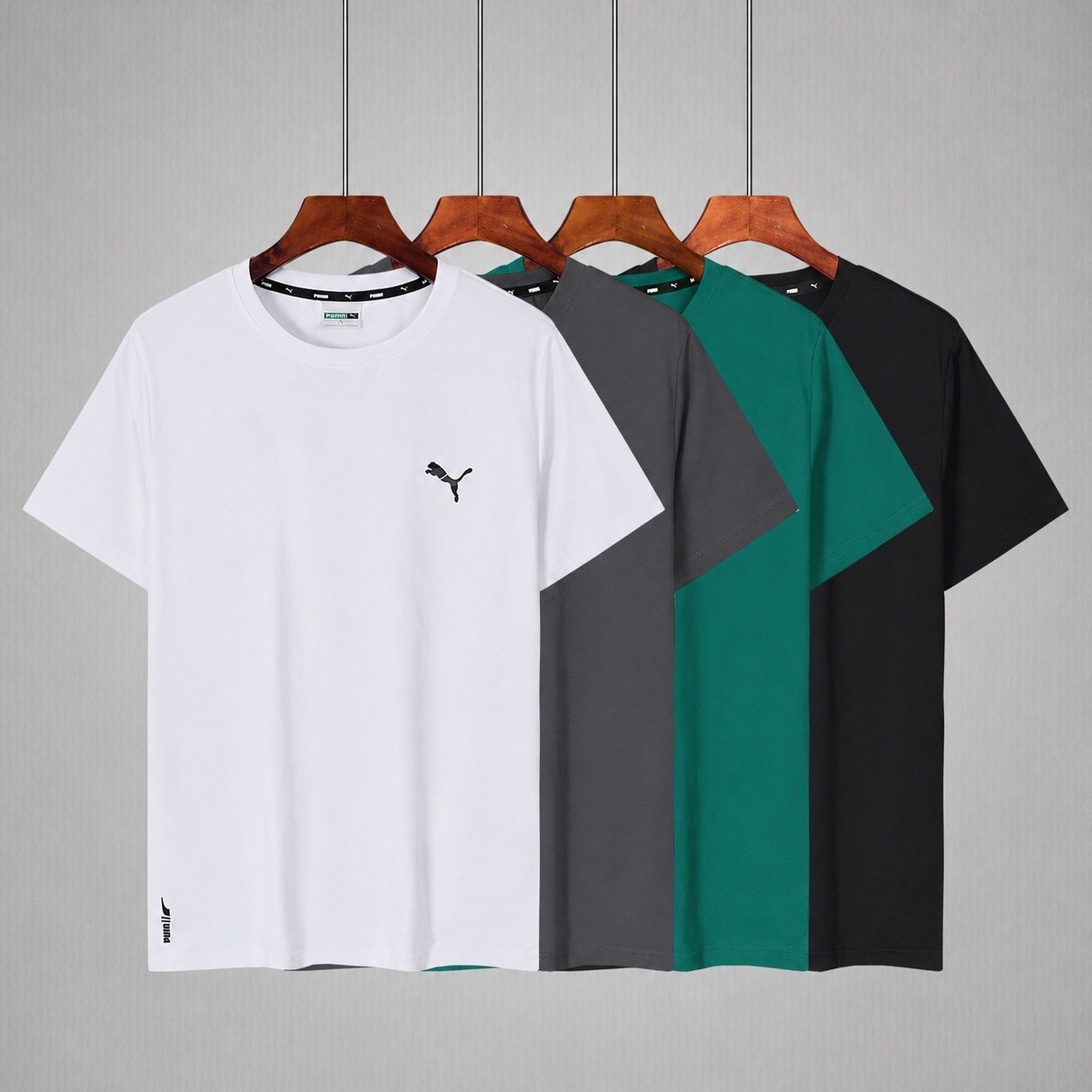Men’s Puma Basic Tee 180G Sorona Fabric T-Shirt 4 Colors Sizes L-4XL