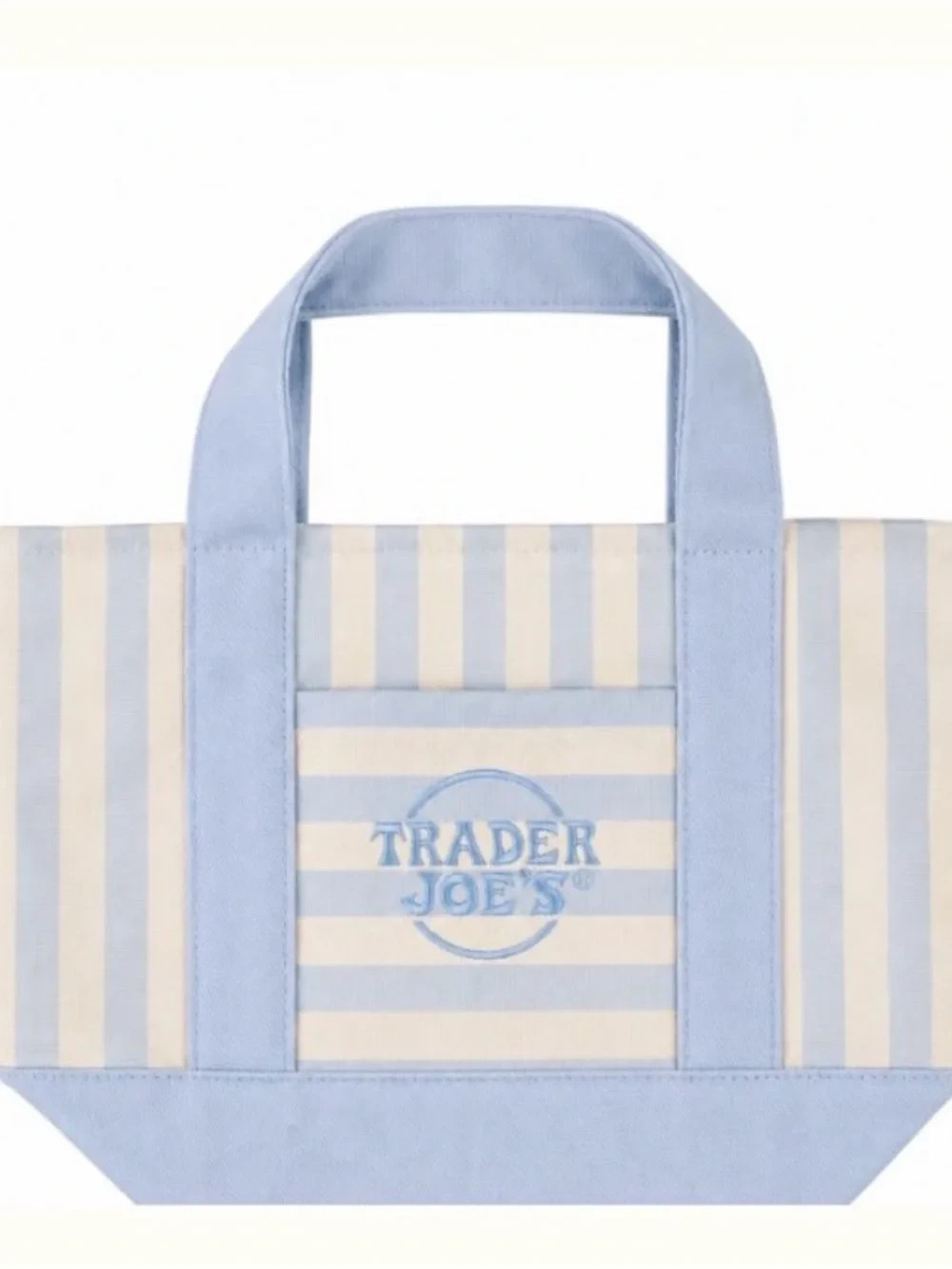 Trader Joes Mini Stripe Tote – Choose Your Color-NWT