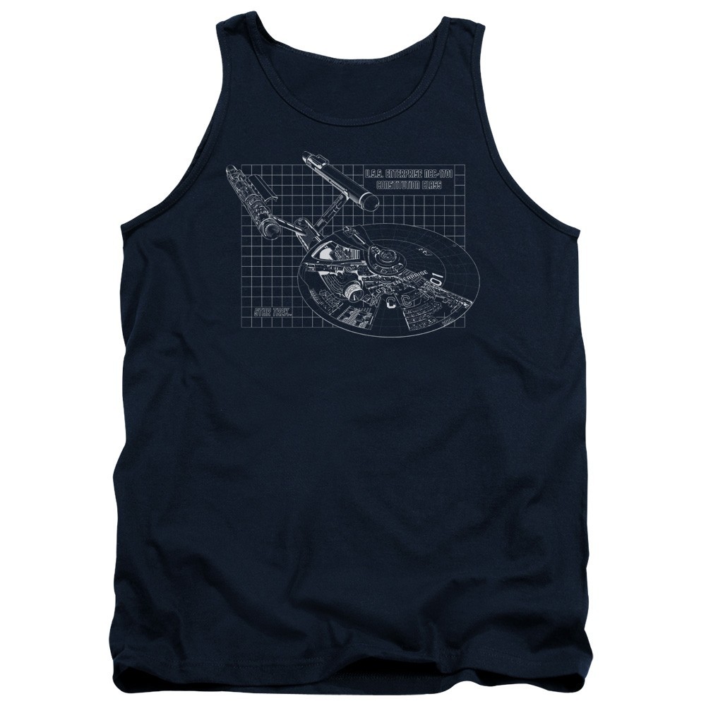 Star Trek Enterprise Prints T-Shirt Men’s S-5XL Officially Licensed Tee