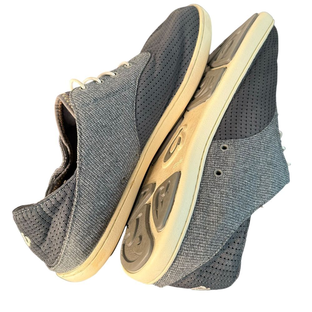 Olukai Nohea Moku Mens No Tie Boat Shoes Size 9 Quick Drying Slip On Beach