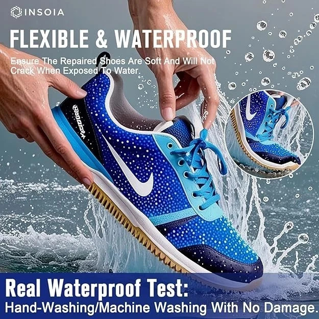 ShareShoe Glue Sole Repair Kit, Heavy Duty Shoe Adhesive, Waterproof, Flexible,