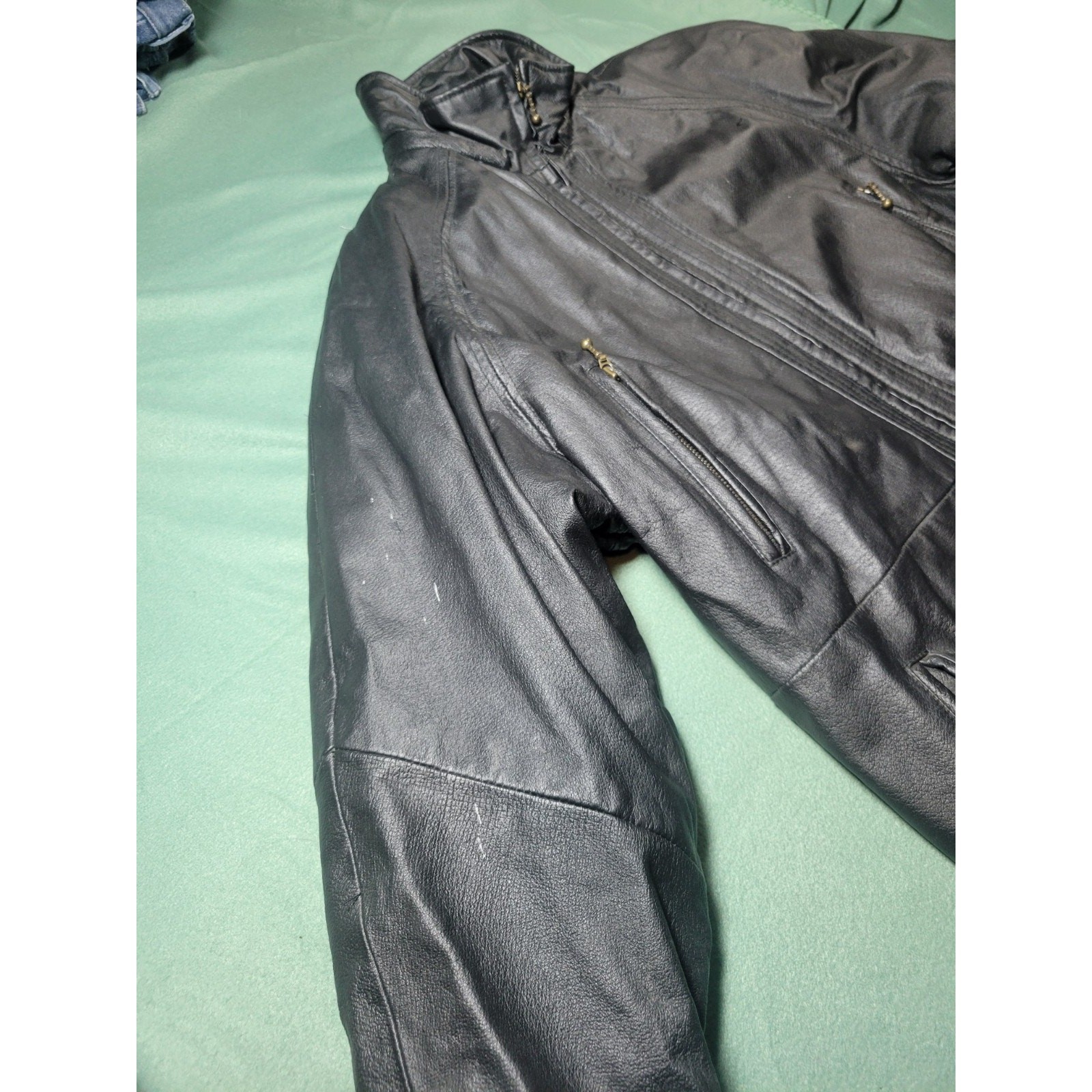 Women’s Wilsons Black Leather Jacket Size L