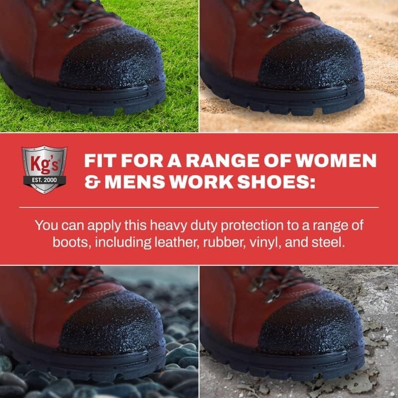 Kg’s Boot Guard Brush On Toe Protection – Liquid for Tough, Brown