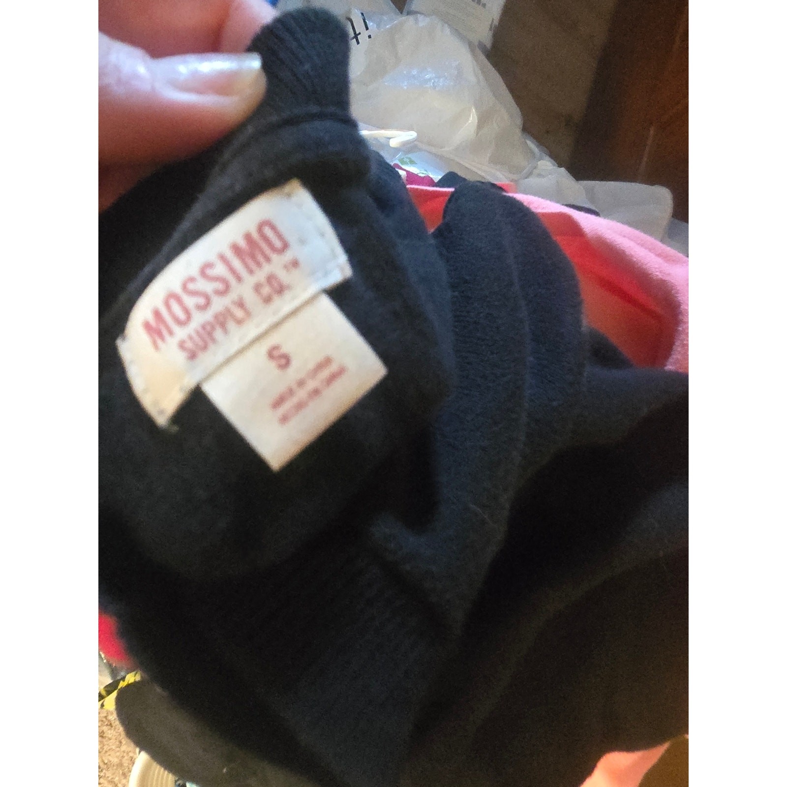 Mossimo Supply Co. Black V-Neck Button-Front Cardigan Sweater Size Small