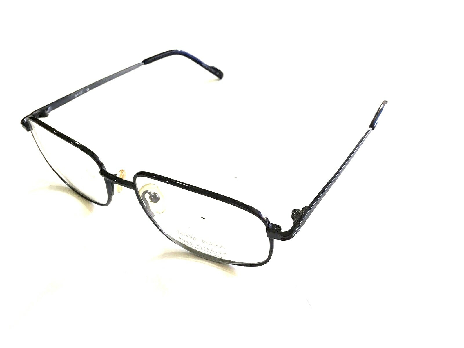 Linea Roma Eyeglasses T-121 Blue/Titanium Size 55mm Authentic