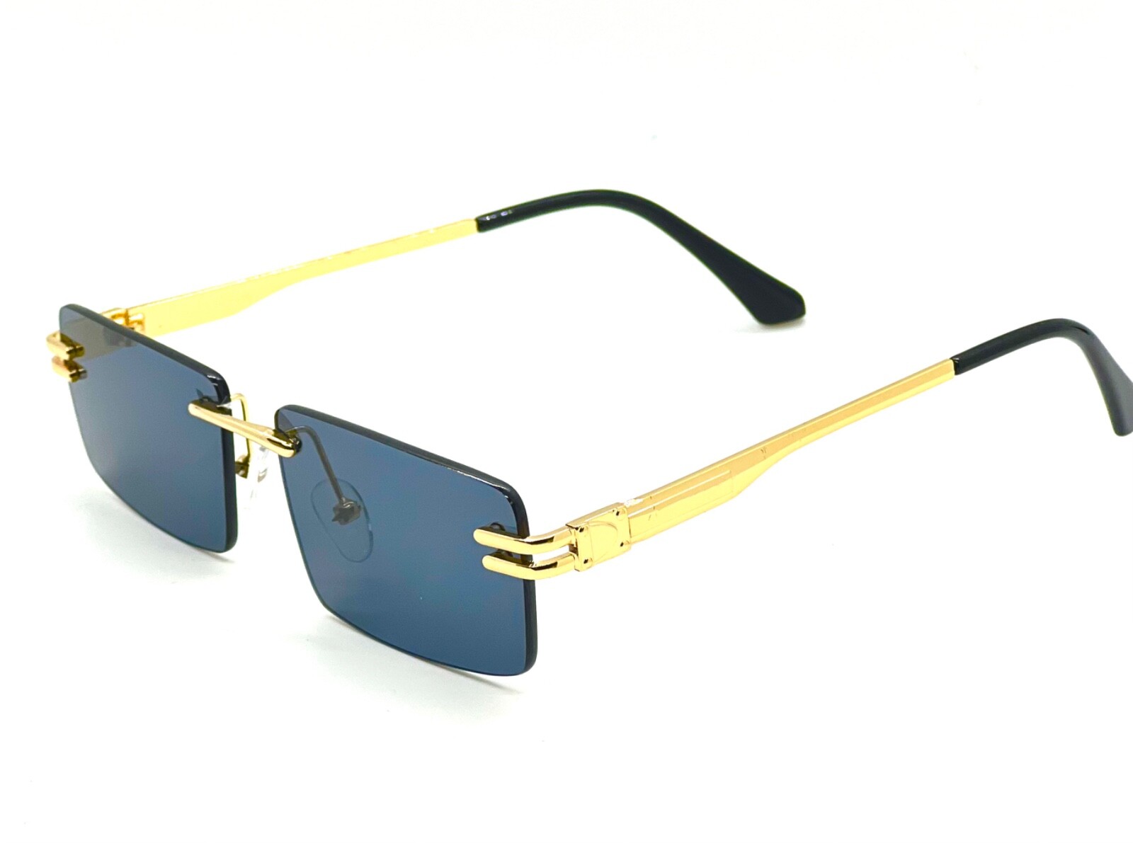 Dark Black Lens UV400 Protection Women Shades Sun Glasses 80’s 90’s Teacher Wear