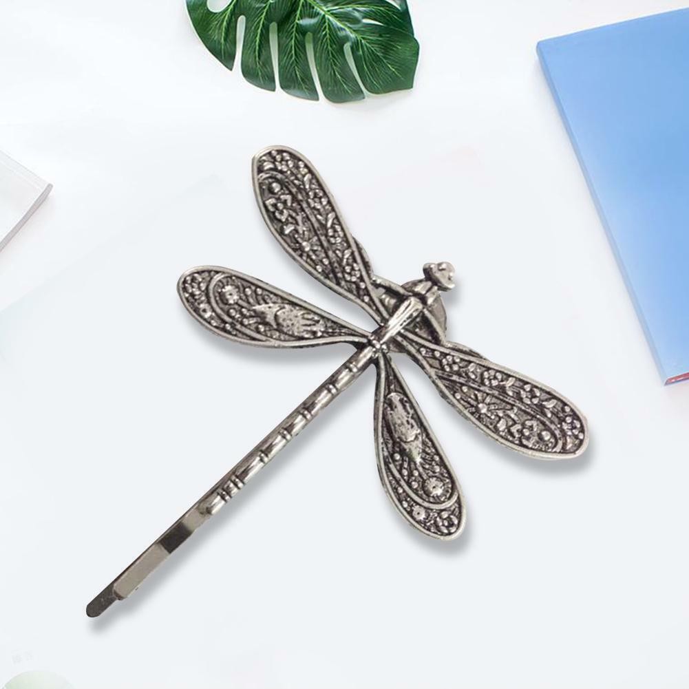 Dragonfly Shape Women Metal Hair Clips Barrette Slide Grips Hair Clip Hairpin