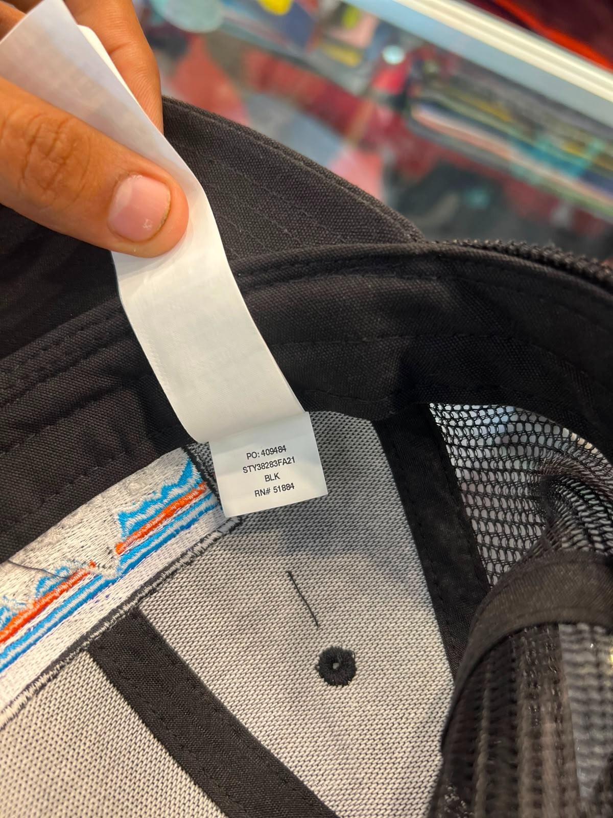Patagonia P-6 Logo LoPro Black Trucker Cap Hat OS