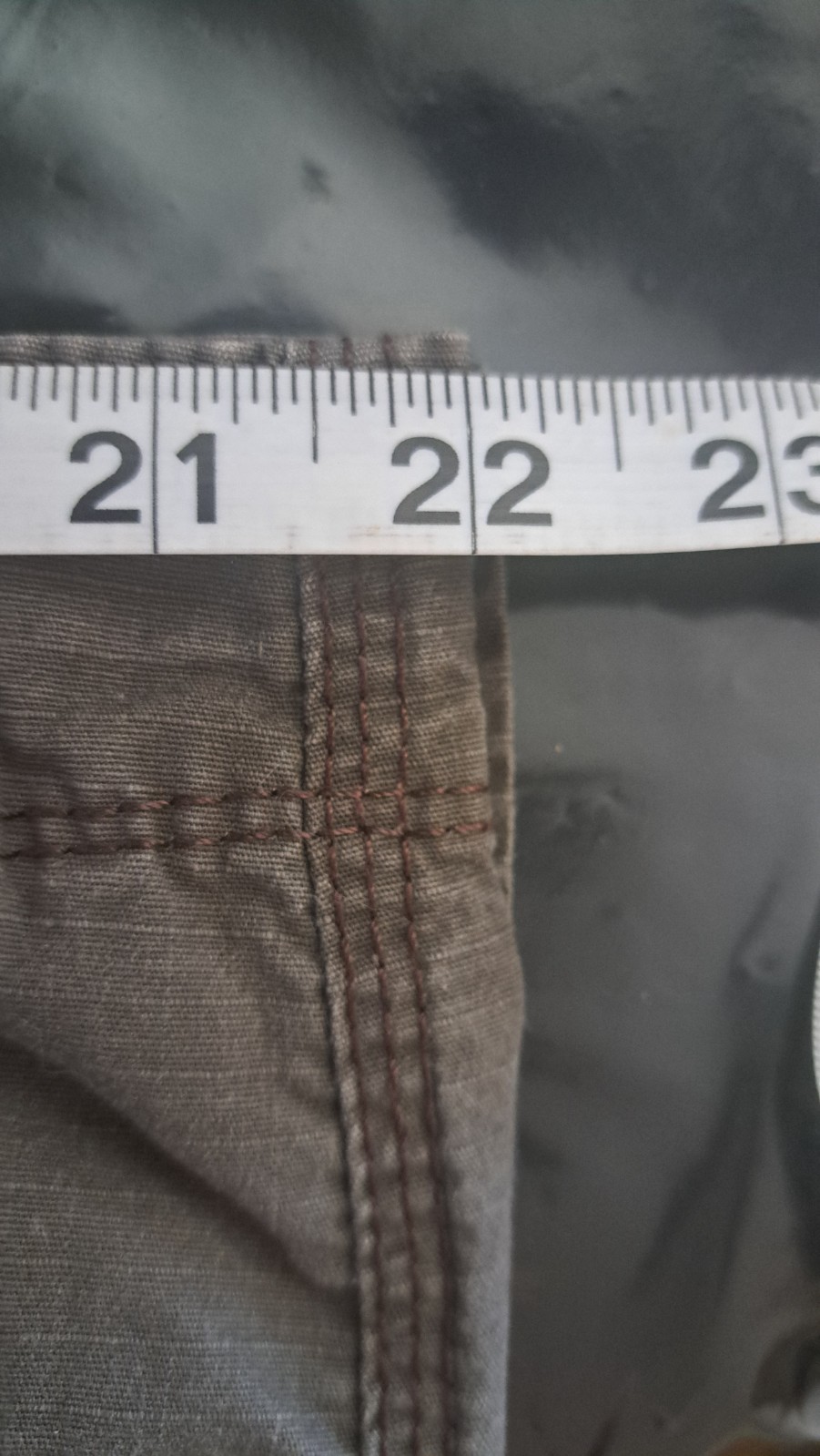 Wrangler Men’s Cargo Pants 44×32 Charcoal Gray *See Description