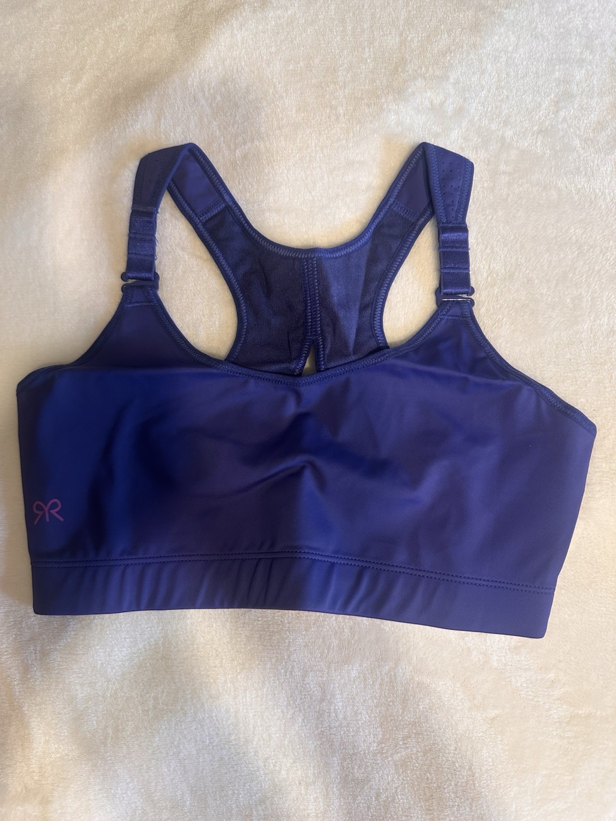 Ruby Ribbon Sport Demiette Bra Style 1905 Full Support Wire Free Sz32