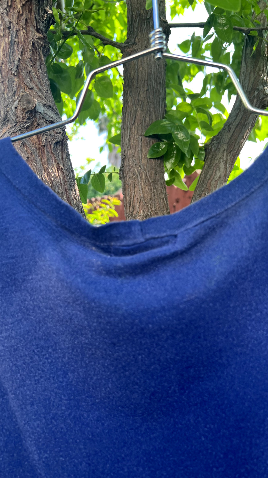 LNA Revolve Blue Muscle Tank Top Soft Thin Boho Navy Blue Yoga XS 100% Cotton