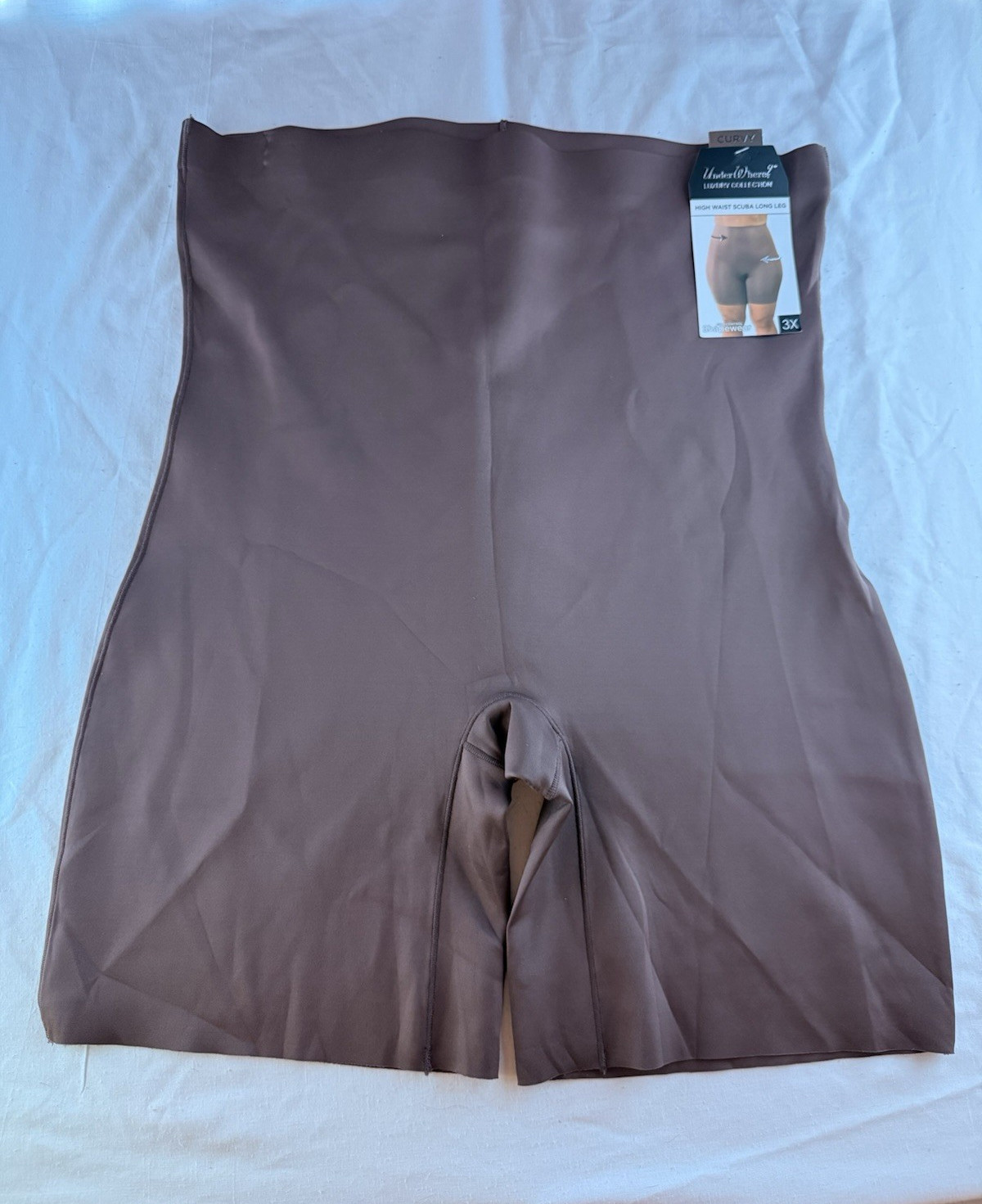 Under Where? Black High Waist Seamless Shapewear Shorts Moderate Compression 3X
