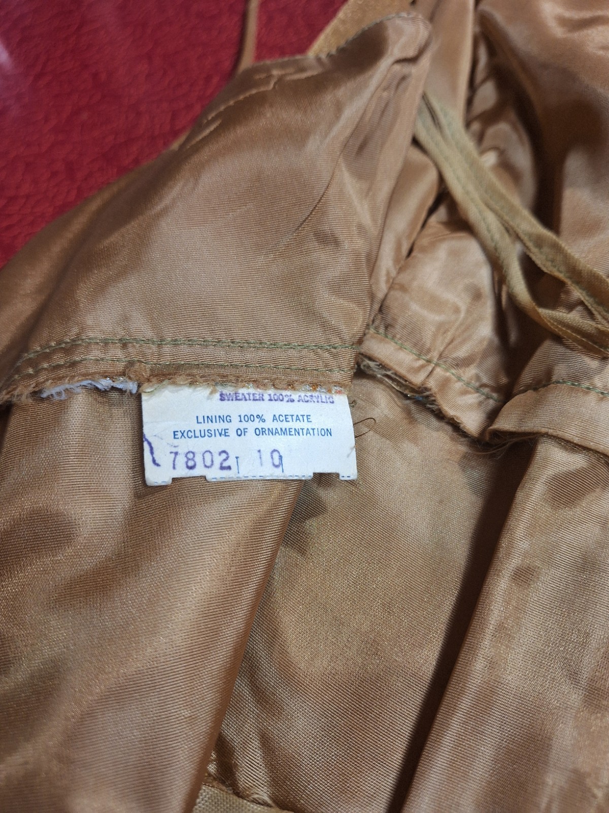 VTG Mid-century 50s 60s UNION LABEL Party Cocktail Dress Cardigan Sweater SET S