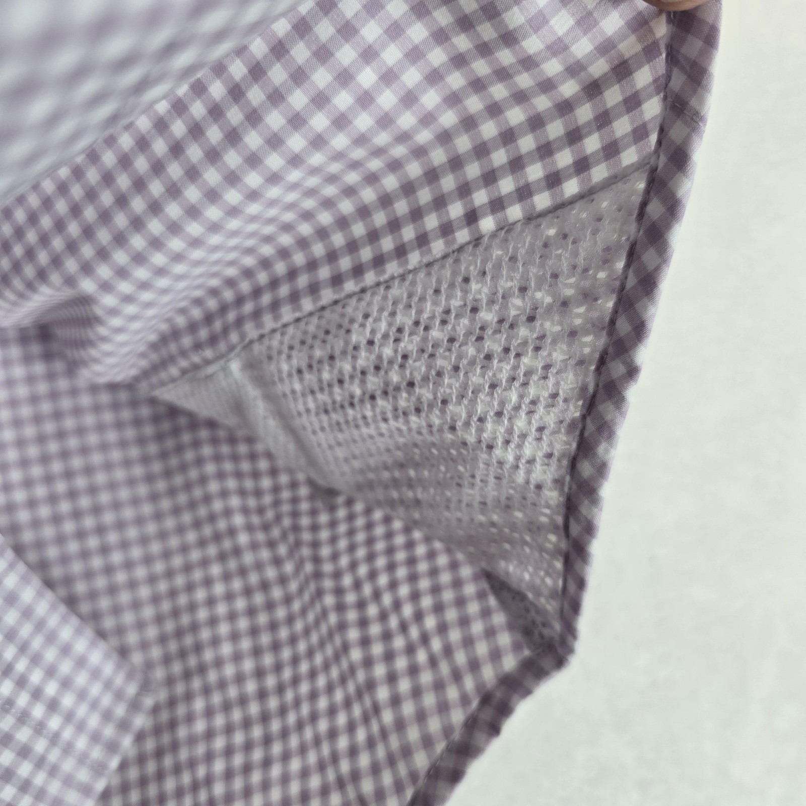 Columbia PFG Shirt Mens XS Purple Gingham Harbor Peak Omni-Shade Omni-Wick