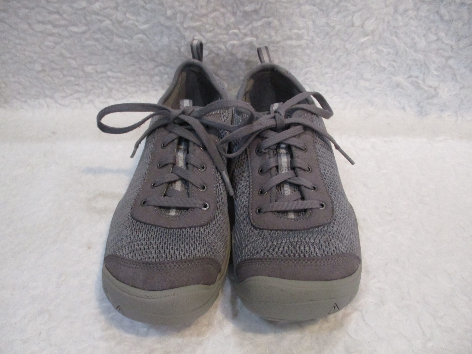 Women’s, KEEN, Gray, Synthetic, Lace up, Walking, Casual, Shoes, Size, 10