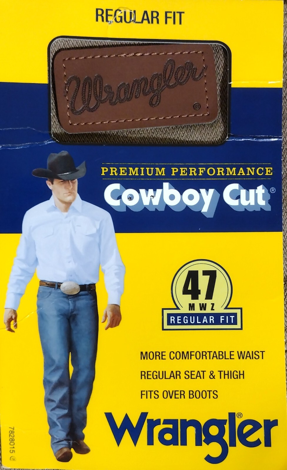 Wrangler Men’s Cowboy Cut Regular Fit Premium Performance Tan Size 28×32 47MWZDR