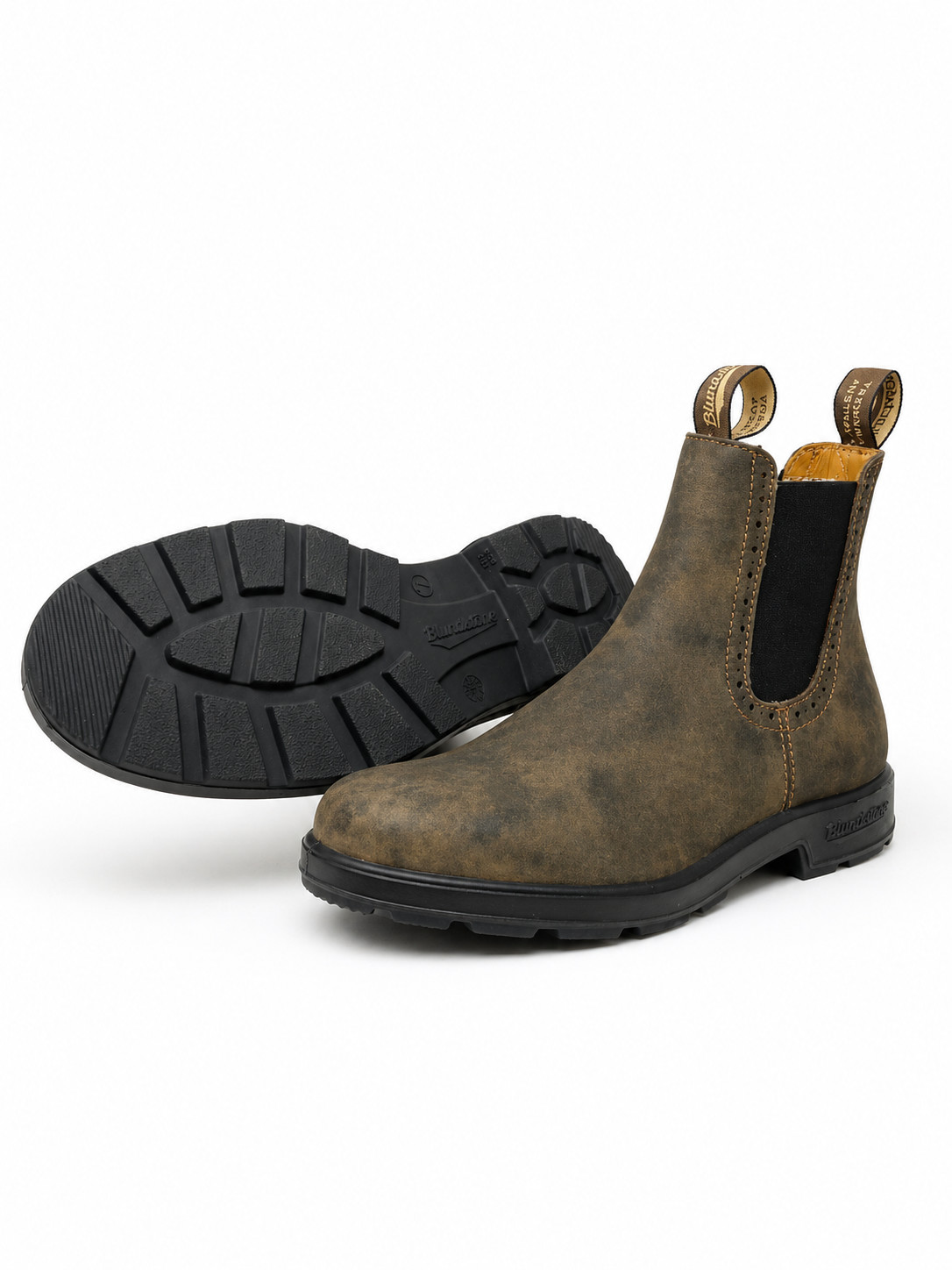 BLUNDSTONE 1351 RUSTIC BROWN CHELSEA BOOTS NEW UNISEX MULTIPLE SIZES