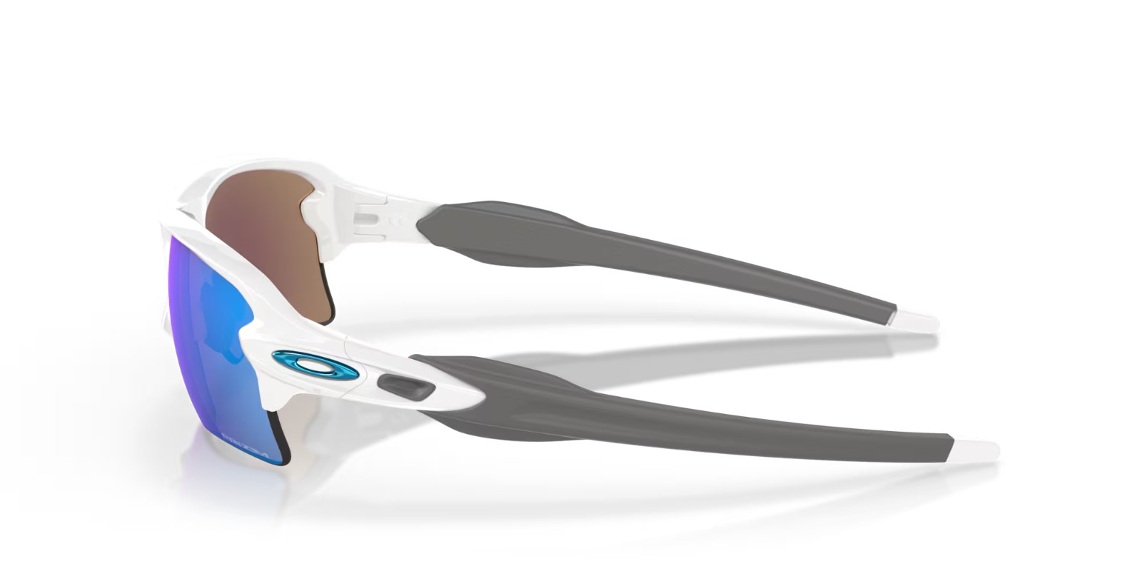 NEW* Oakley FLAK 2.0 XL WHITE Polished w PRIZM Sapphire Sunglass OO9188-94
