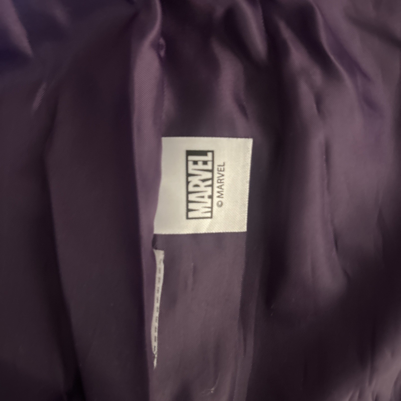 Disney Store Marvel Hawkeye Kate Bishop Ladies’ Jacket Cosplay Purple SZ Med