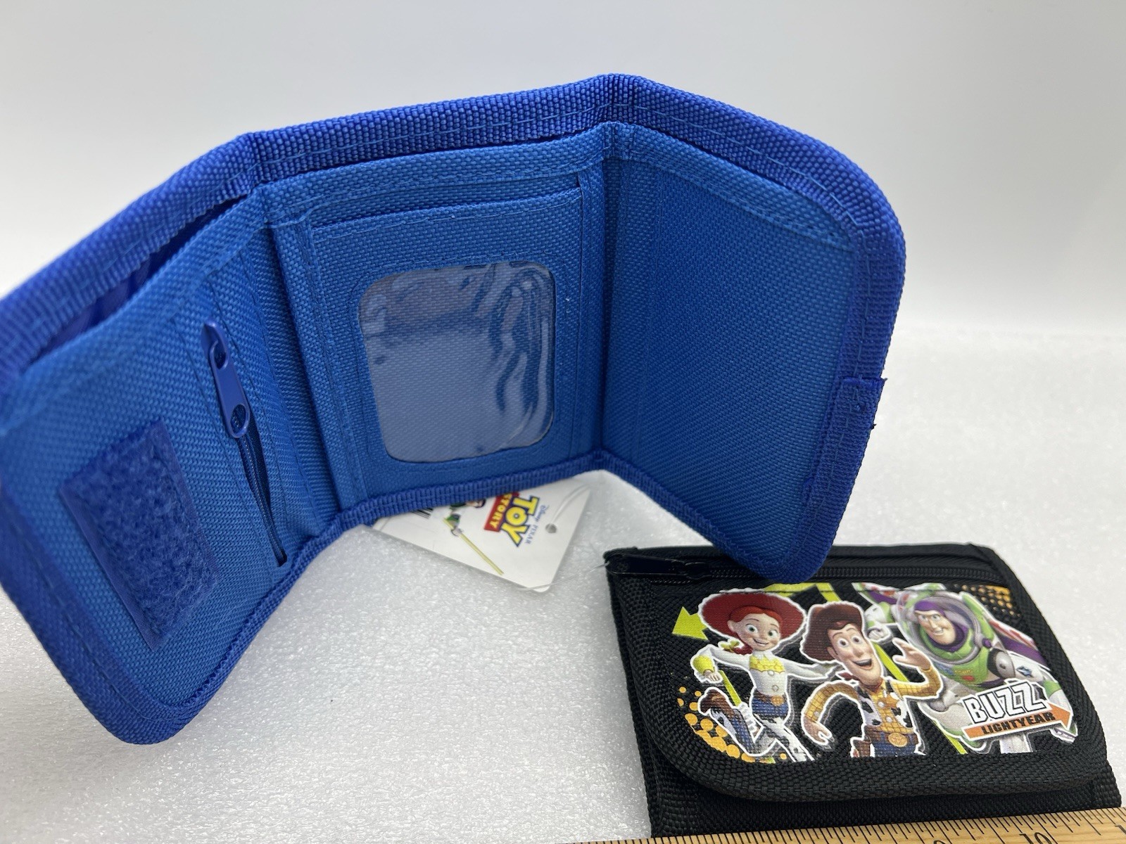 Disney Toy Story Small Tri-Fold Wallets (Set Of 2-Black & Blue)
