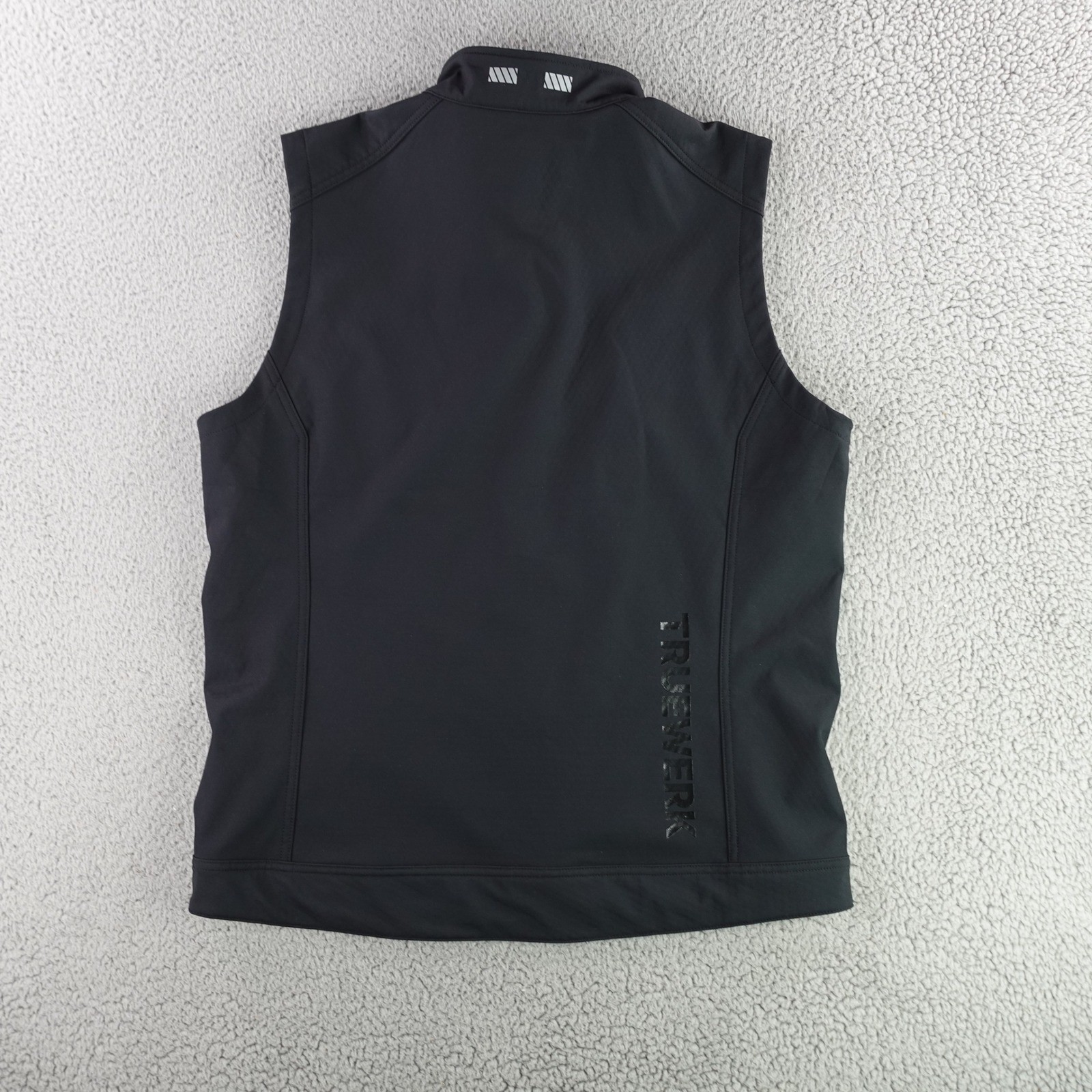 Truewerk S3 Solution Vest Men Large Black Workwear Full Zip Softshell
