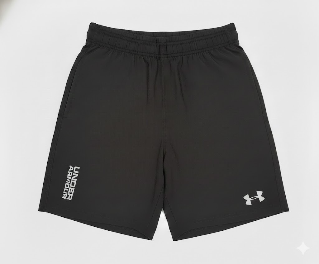 Men’s UA Under Armour Wordmark Athletic Gym Shorts DRI-FIT 7″ New With Tags