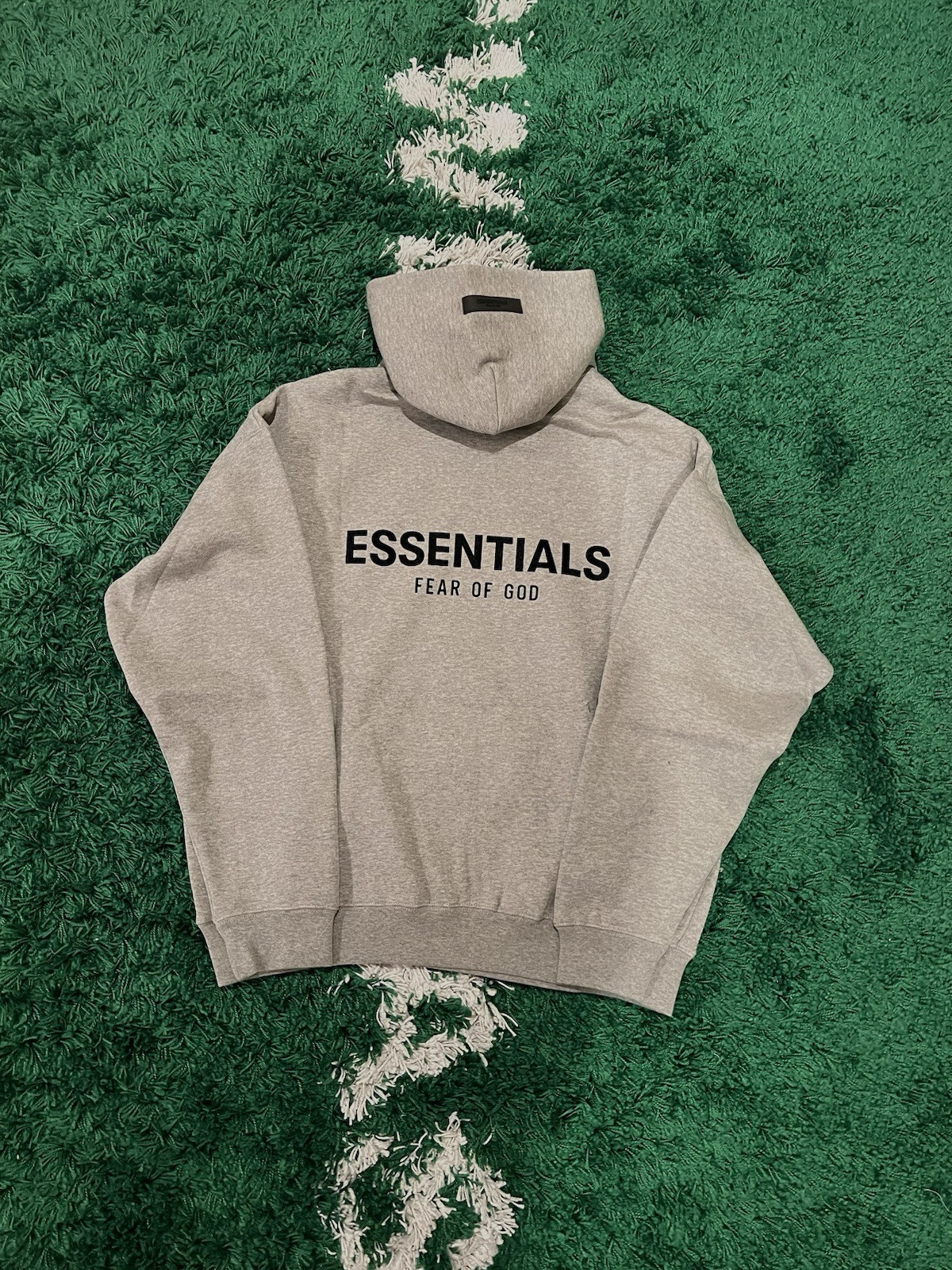 Fear of God Essentials Dark Oatmeal Hoodie size L