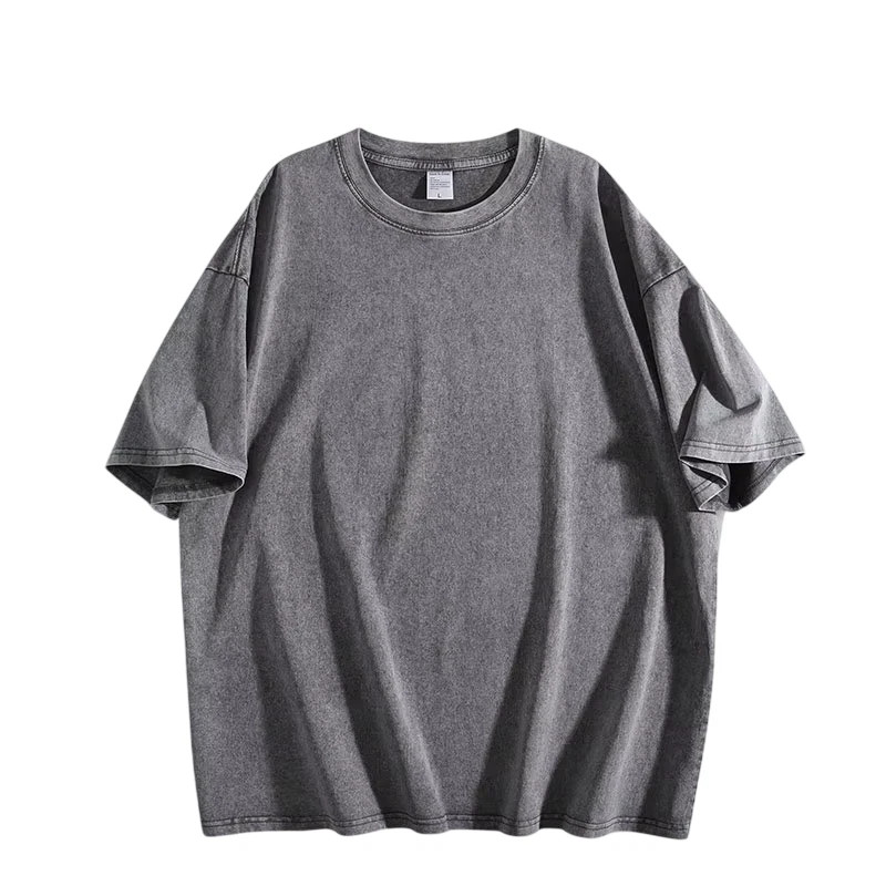 Vintage Washed T Shirt Men Women Oversized Tee 100% Cotton Casual Streetwear