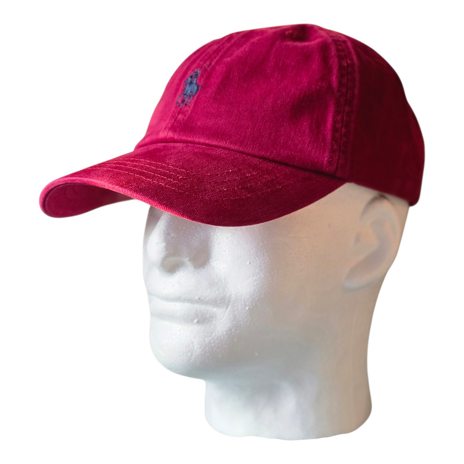 Polo Ralph Lauren Men’s One Size Cotton Chino Adjustable Ball Cap Maroon Wine