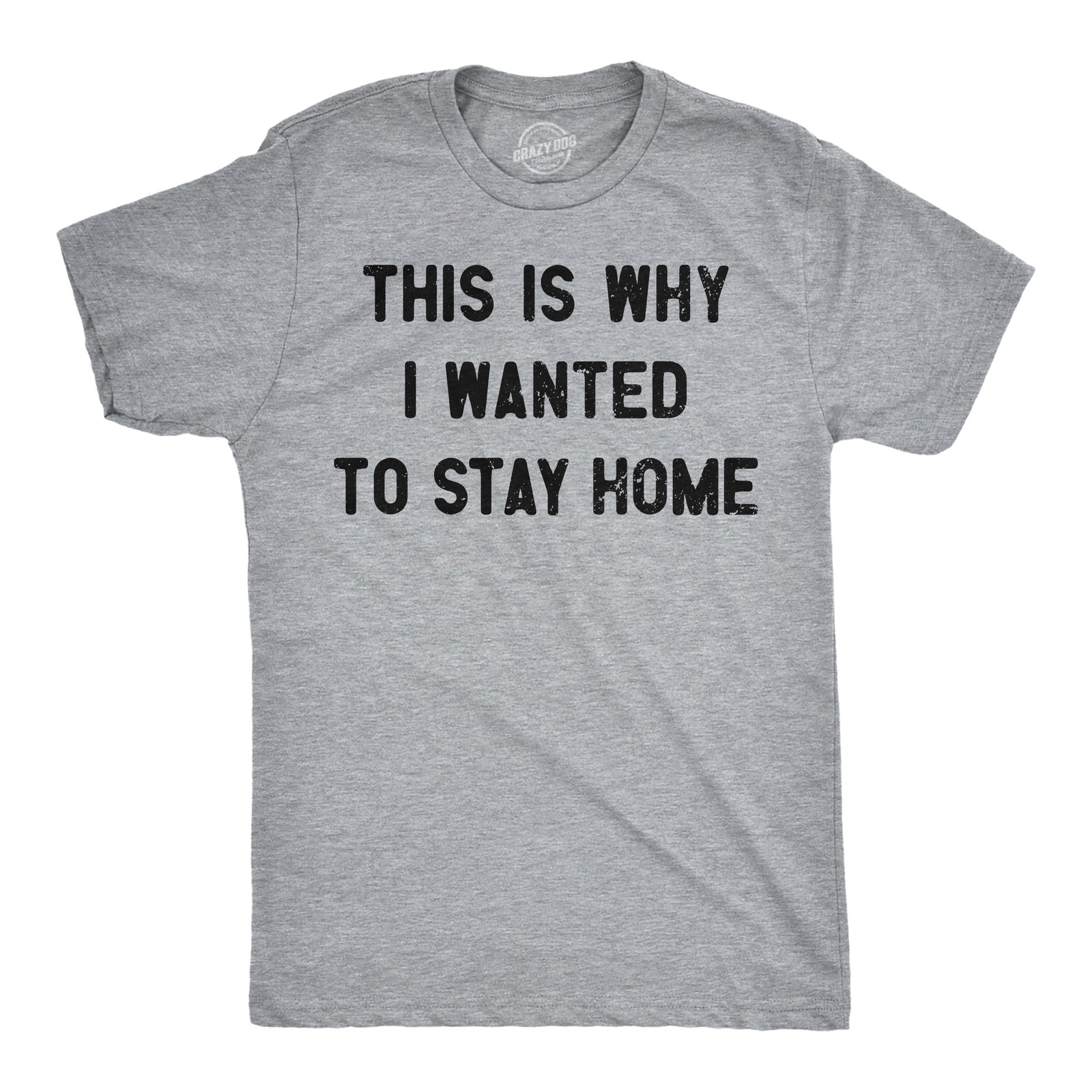 Mens Funny T Shirts This Is Why I Wanted to Stay Home Sarcastic Introvert Tee